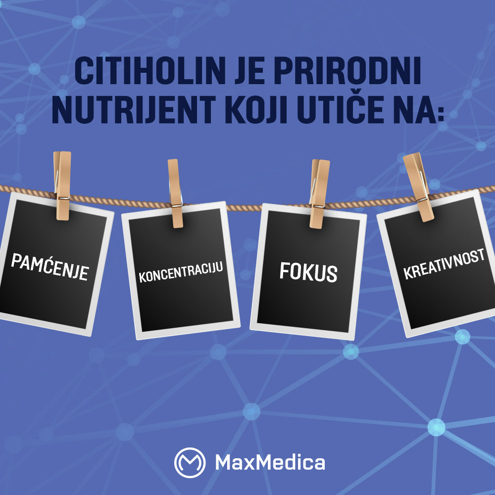 Citiholin je prirodni nutrijent koji utiče na pamćenje, koncentraciju, fokus i kreativnost