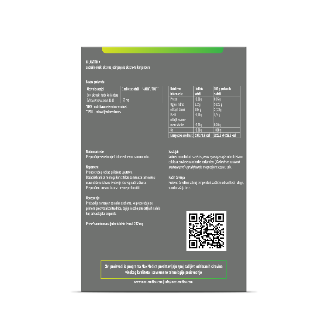 Cilantro-X | Supreme | MaxMedica